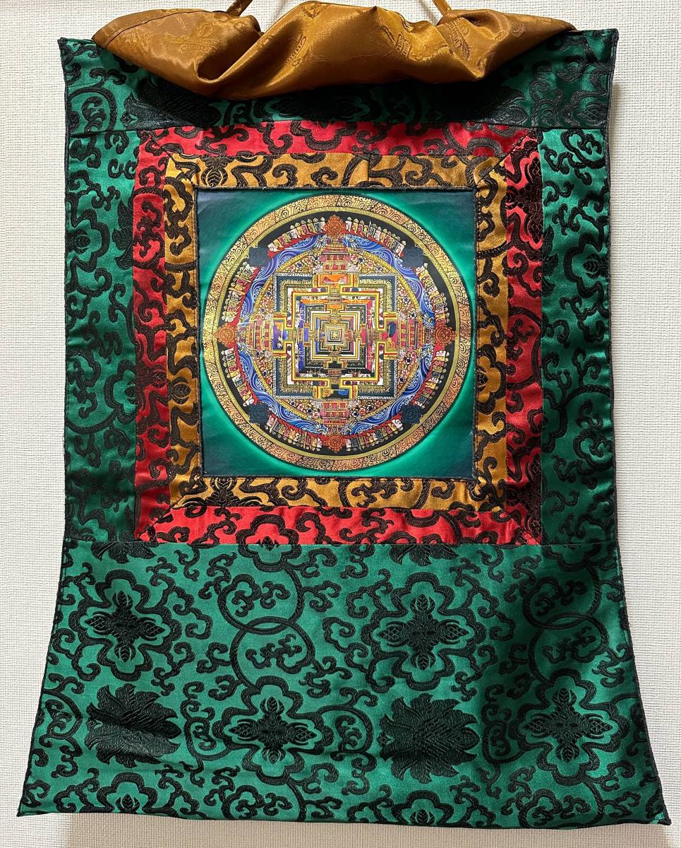 ヤフオク! - ◇カーラチャクラ・マンダラ(時輪曼荼羅)タンカ/仏画