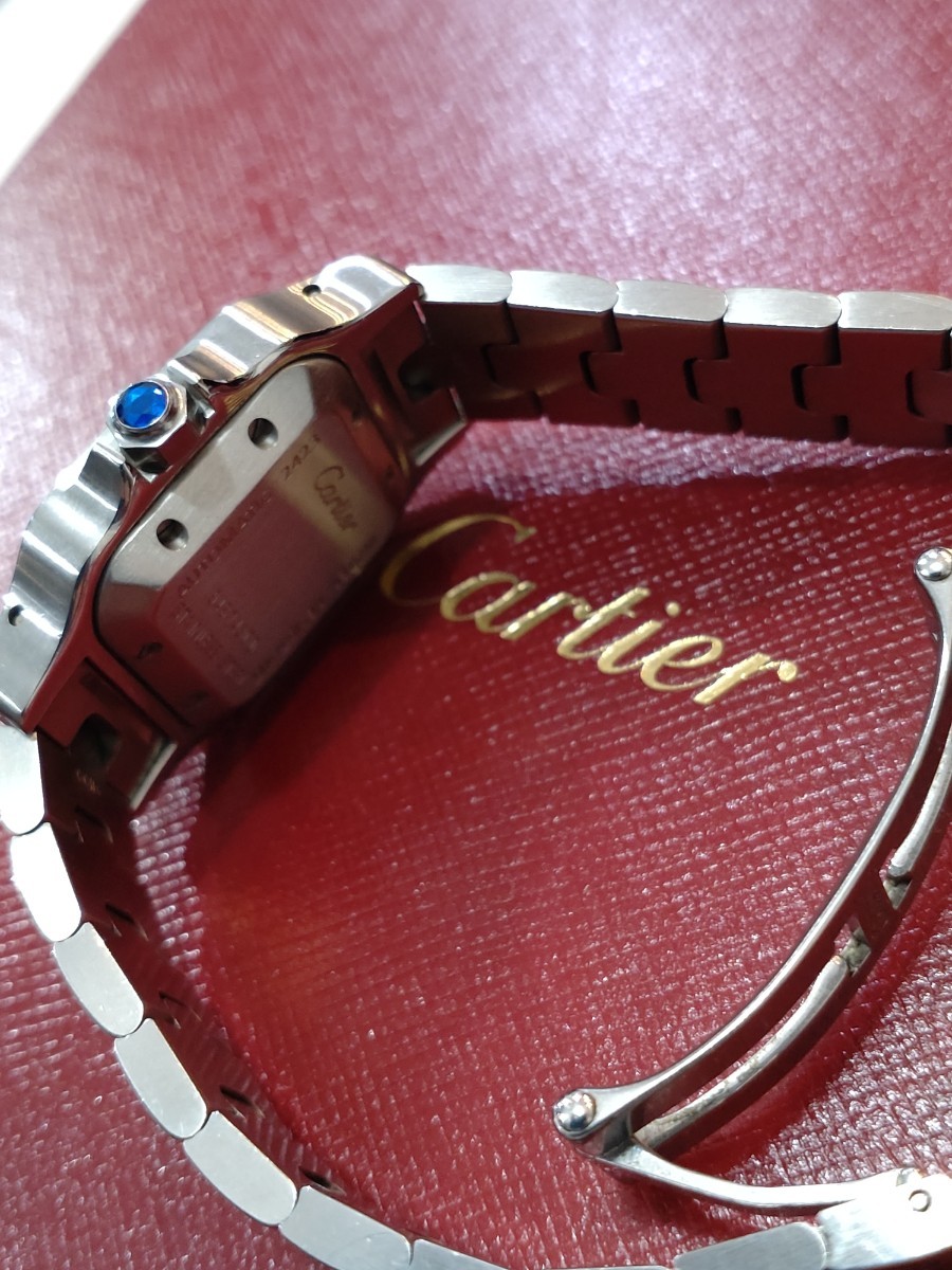 Cartier レディース腕時計 カルティエ サントスガルベSM アジア限定 グレー文字盤 オートマチック - 7