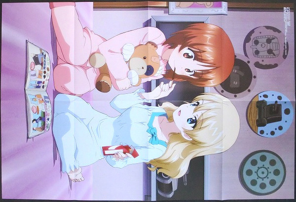 ガールズ&パンツァー 特大ポスター 西住みほ ダージリン_画像1