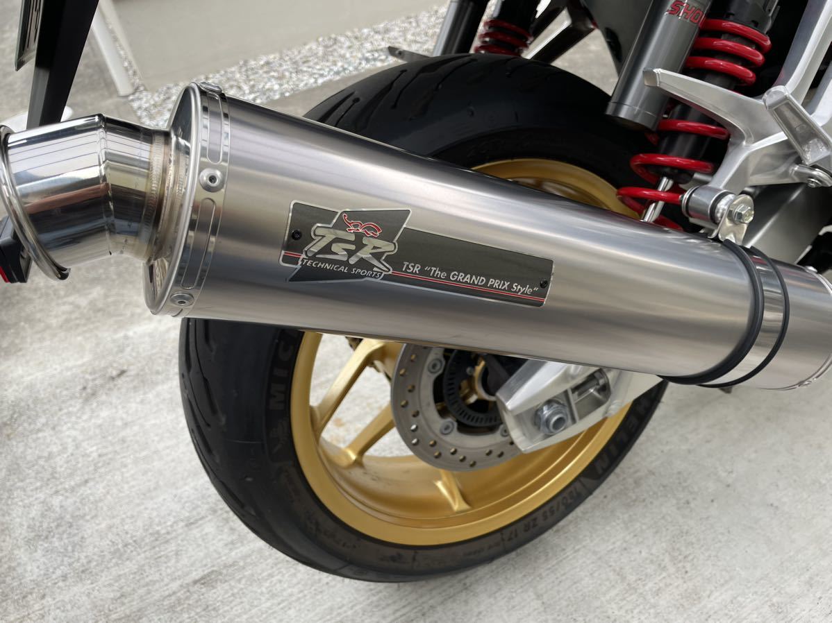 TSR スリップオンマフラー カラー:チタン CB1300SB CB1300SF bakkah.com