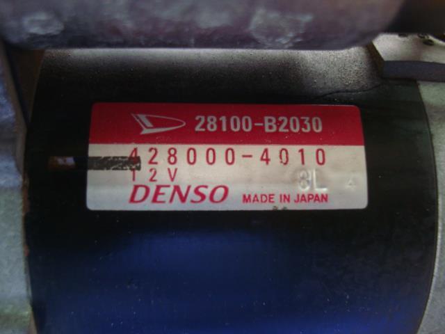 タント DBA-L375S セルモーター スターターモーター 428000-4010 28100-B2030 194738の画像2