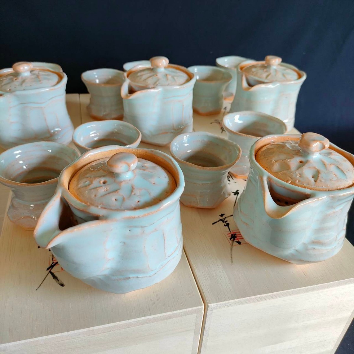 椿68)萩焼 煎茶器 宝瓶【5セット】未使用 二葉幸久 | charcas.gob.mx