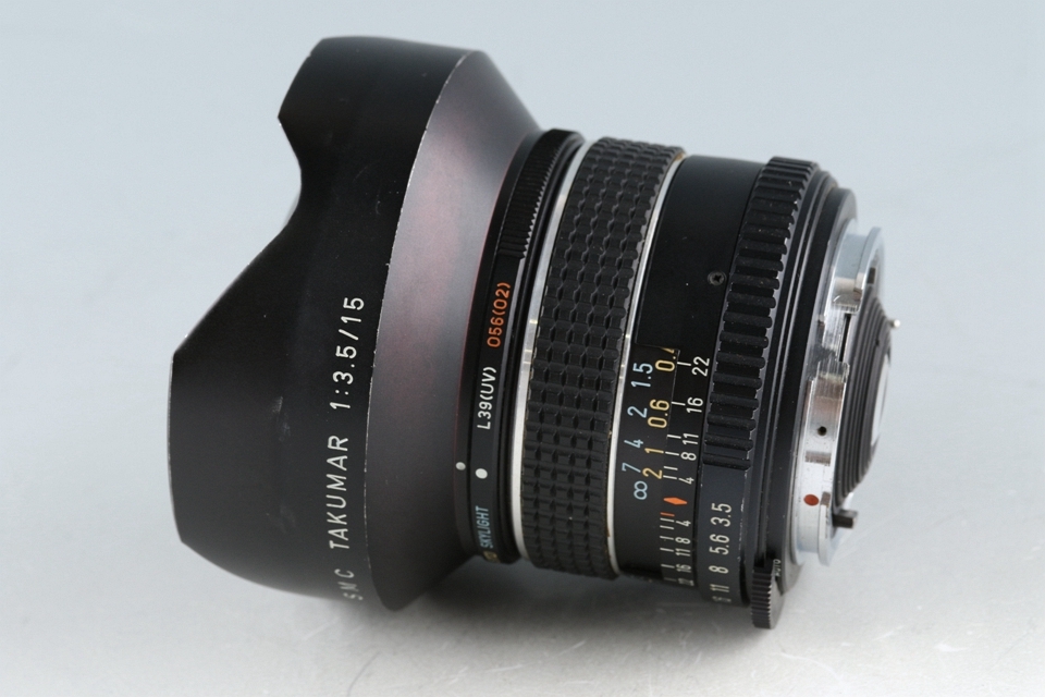 Asahi Pentax SMC Takumar 15mm F/3.5 Lens for M42 + K Mount Adapter #45707G23_画像6