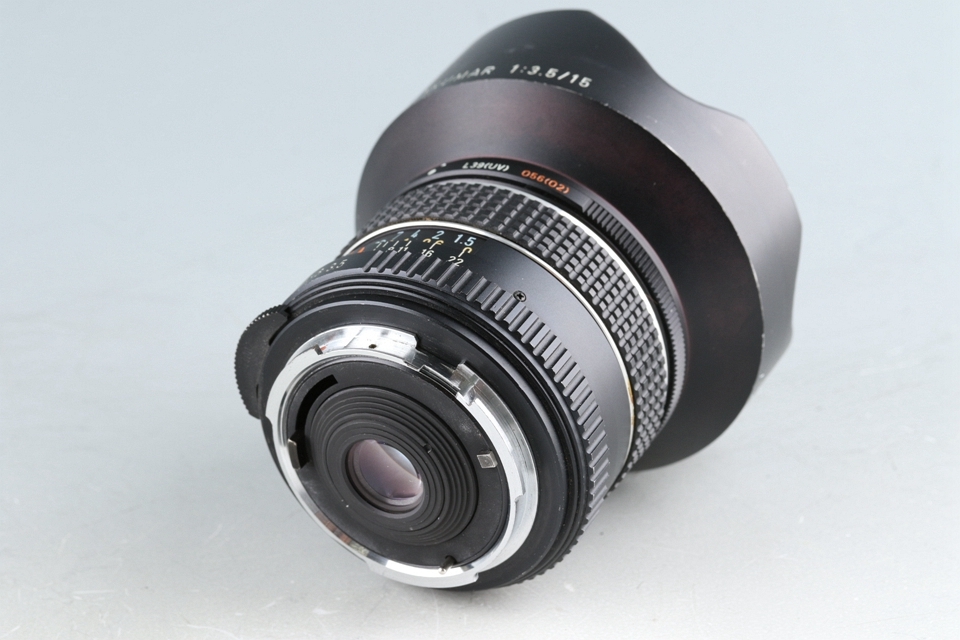 Asahi Pentax SMC Takumar 15mm F/3.5 Lens for M42 + K Mount Adapter #45707G23_画像5