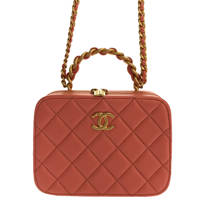 ナチュラ シャネル CHANEL バニティ 美品 キャビア 赤 - 通販