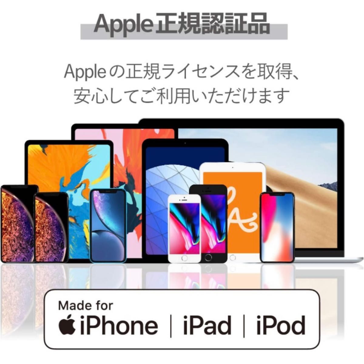 エレコム ケーブル iPhone 充電ケーブル Apple認証品 1m グレー 急速充電 USB Lightning Apple