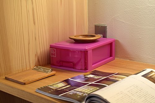  sun ko- plastic small articles storage silky width 18.2× inside 26.5× height 9.9cm pink 