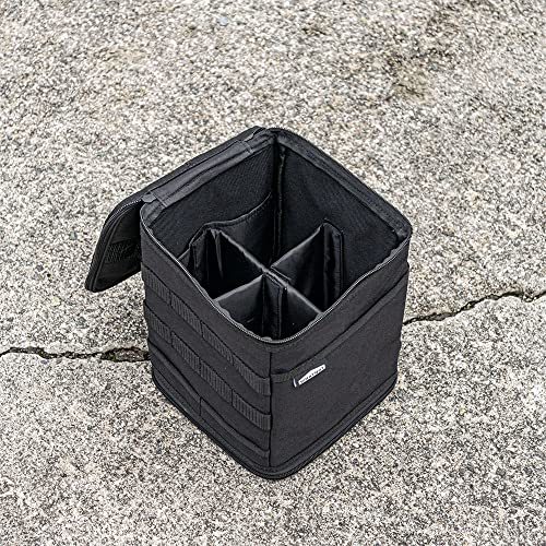 WHATNOT( watt knot ) multi storage case black tall water repelling processing width 20cm× inside 20cm× height 24.5cm WM-01-BK