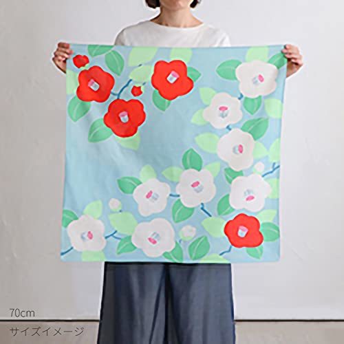 mu. beautiful furoshiki ....70cm plain rose one . made in Japan 10184-002