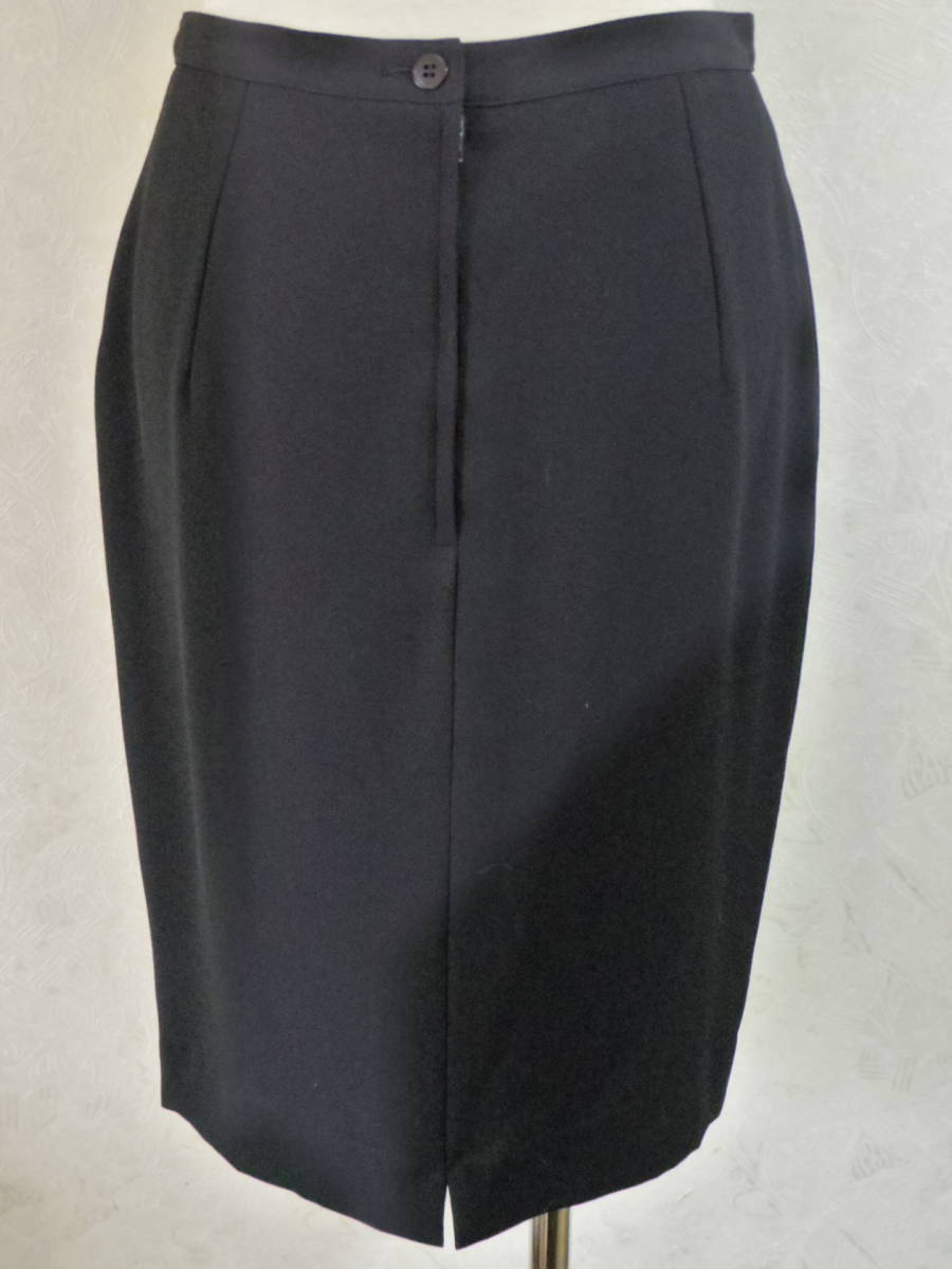  prompt decision!! Agnes B agnes b. setup black skirt suit two piece used size M