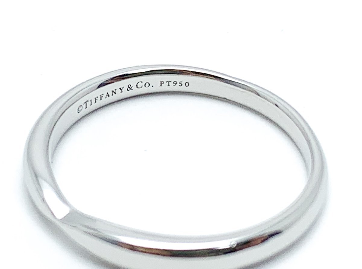 TIFFANY ティファニー PT950 プラチナ ハーモニー ウェディング バンド