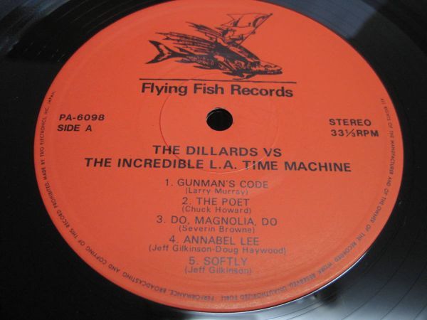 L#2231◆帯付LP◆ ディラーズ VS インクレディブル - L.A.タイムマシーン DILLARDS vs INCREDIBLE L..A TIMEMACHINE Bluegrass PA-6098_画像5