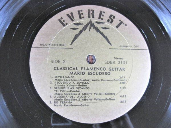 L#2871*LP* Mario *ekstero классический * фламенко * гитара Mario Escudero Classical Flamenco Guitar Everest SDBR 3131