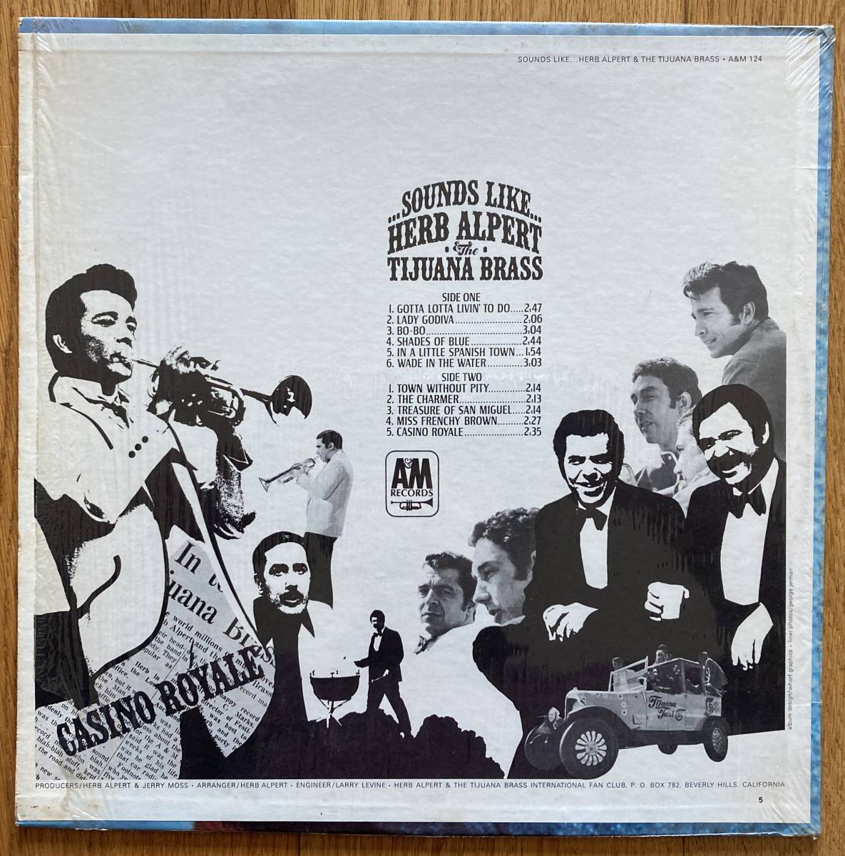 *HERB ALPERT & THE TIJUANA BRASS/ herb *a Rupert *US record LP/...SOUNDS LIKE...//Inc:CASINO ROYALE// shrink attaching 