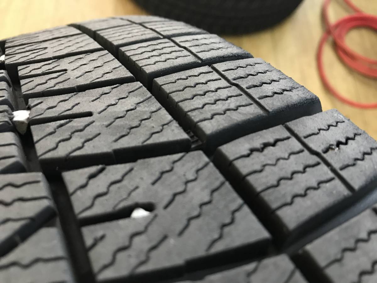 スタッドレス DUNLOP WM03 205/60R16 20年製 アルミホイールセット 4本 トヨタ専用 プリウスα 90ノア 90VOXY SAI 本州送料無料_画像5