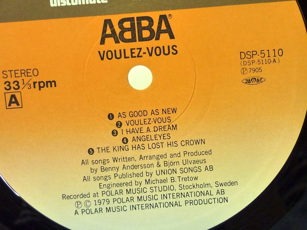 LP アバ / ヴーレ・ヴー / ABBA / Voulez-Vous 帯付き 日本語解説 チキチータ エンジェルアイズ 美盤 名盤 ファン必見 定形外OK_画像5