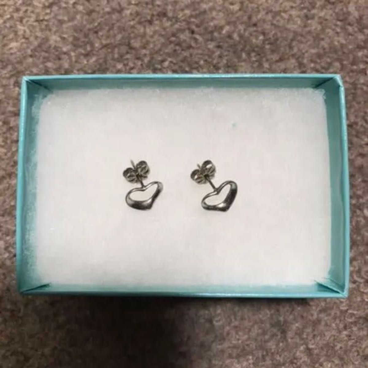 Tiffanyオープンハートピアス【未使用】さらにお値下げしました