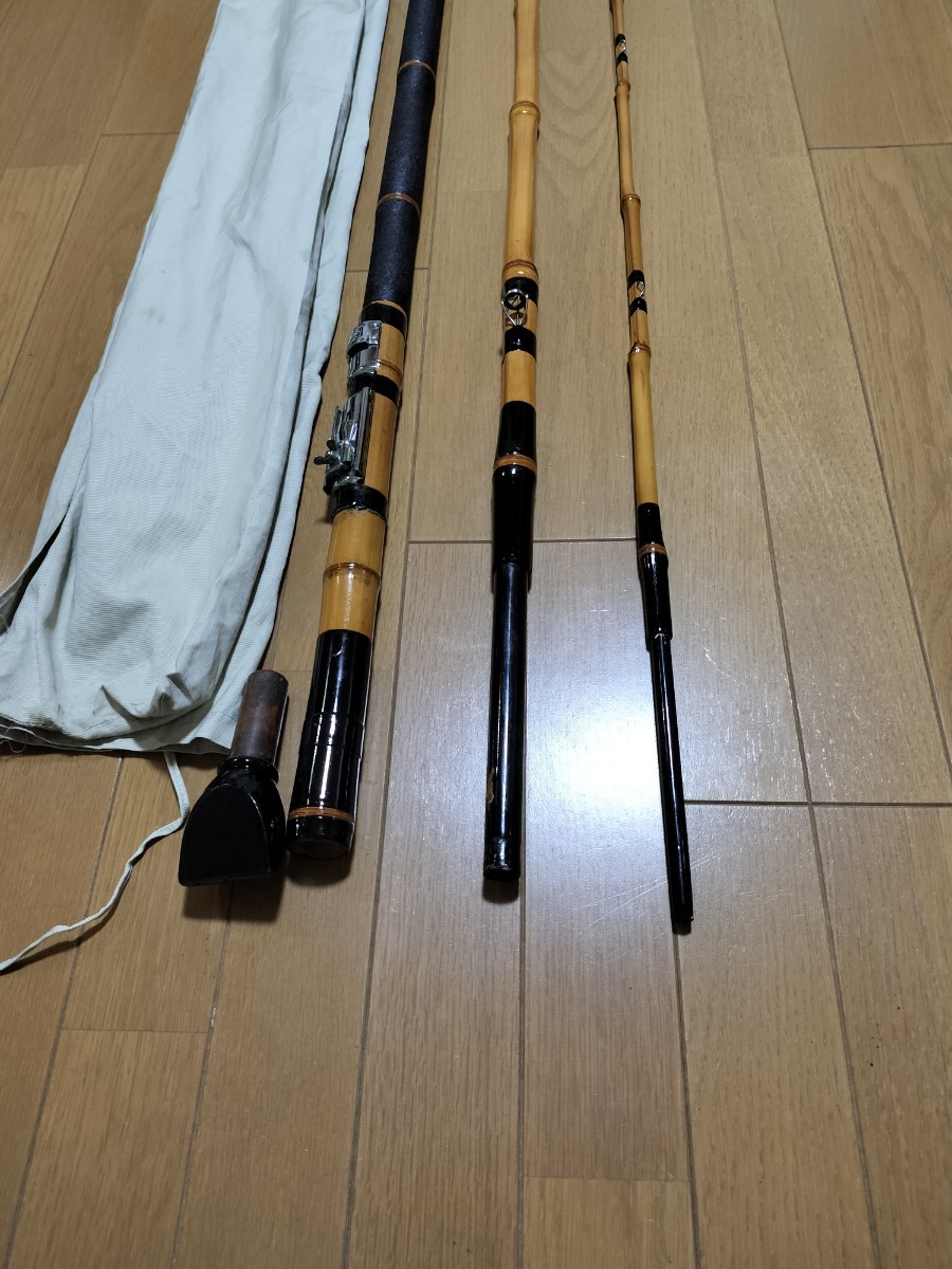 Yahoo!オークション - 江戸和竿 浜川作石鯛竿 約530センチ 3本 Yahoo!オークション - 江戸和竿 浜川作石鯛竿 約530センチ 3本