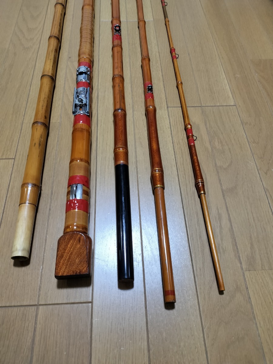 Yahoo!オークション - 石鯛竿 和竿名人 俊貞 作 超美品3本半継 Yahoo!オークション - 石鯛竿 和竿名人 俊貞 作 超美品3本半継