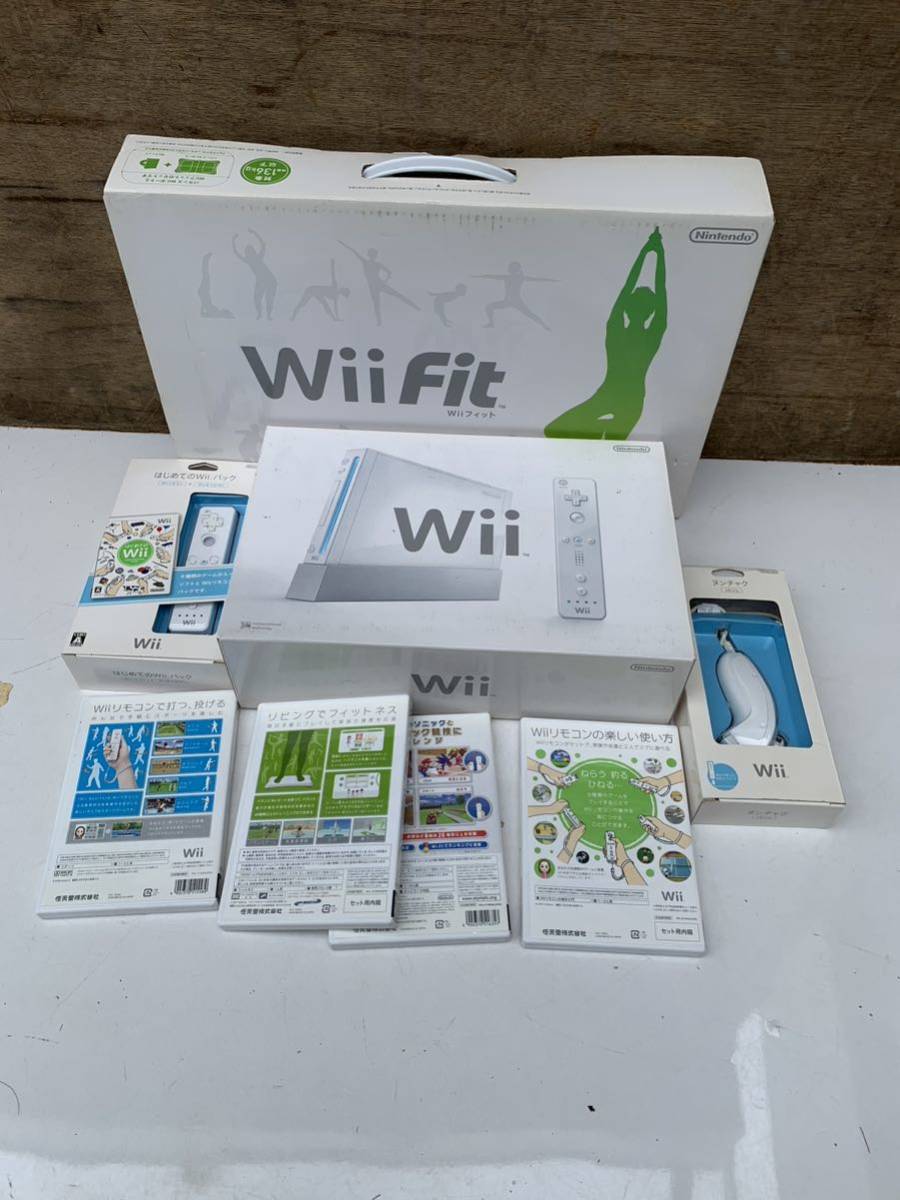 動作品 ニンテンドーwii 本体 RVL-001 通電確認 ホワイト