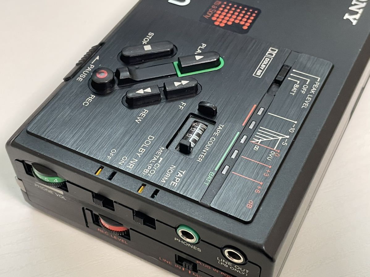 希少整備品】ソニー カセットテーププレーヤー ウォークマン プロ WM