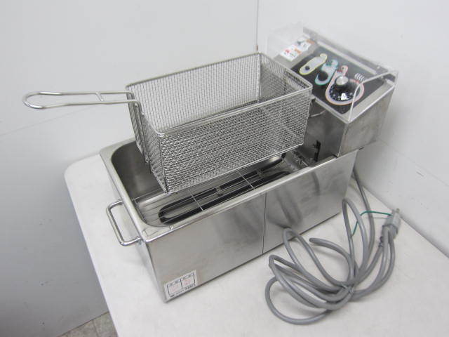2021年製】マルゼン 電気ミニフライヤー MEF-M8FT 卓上タイプ 一槽式