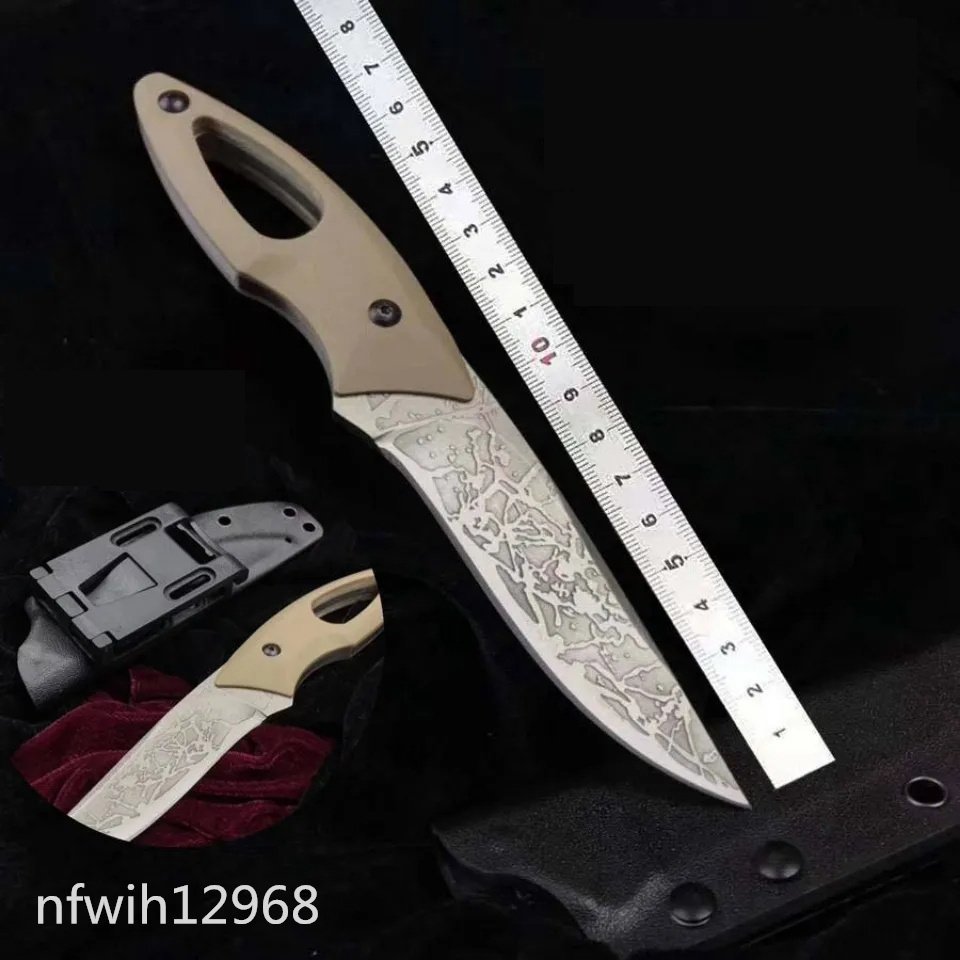 【格安】シースナイフ カスタムナイフ 全長約25cm サバイバルナイフ/キャンプ用ナイフ/釣り シース付き