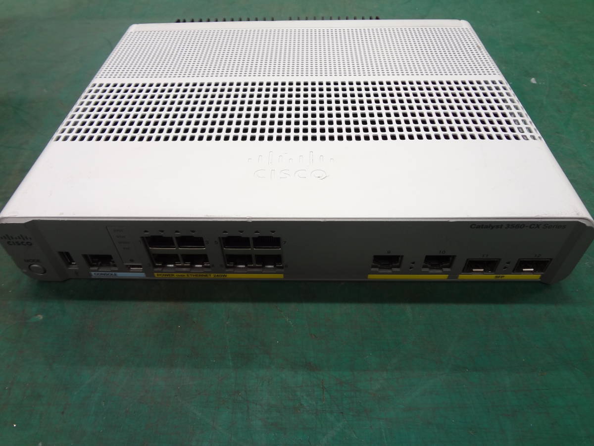 ●CISCO Catalyst 3560-CXシリーズ スイッチ WS-C3560CX-8PC-S 　●3_画像1