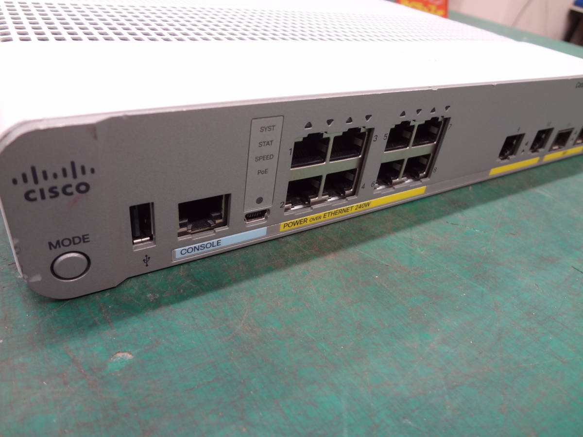 ●CISCO Catalyst 3560-CXシリーズ スイッチ WS-C3560CX-8PC-S 　●3_画像2