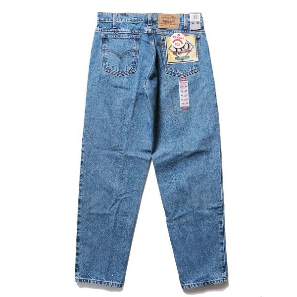 デッドストック 00's リーバイス Levi's 550 リラックスフィット デニムパンツ (34×30) ストーンウォッシュ コロンビア製 オレンジタブ_画像1