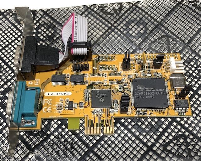 Exsys EX-44092 2ポート RS-232 PCI Express ボード (PCIe シリアルボード) 送料込みの画像1