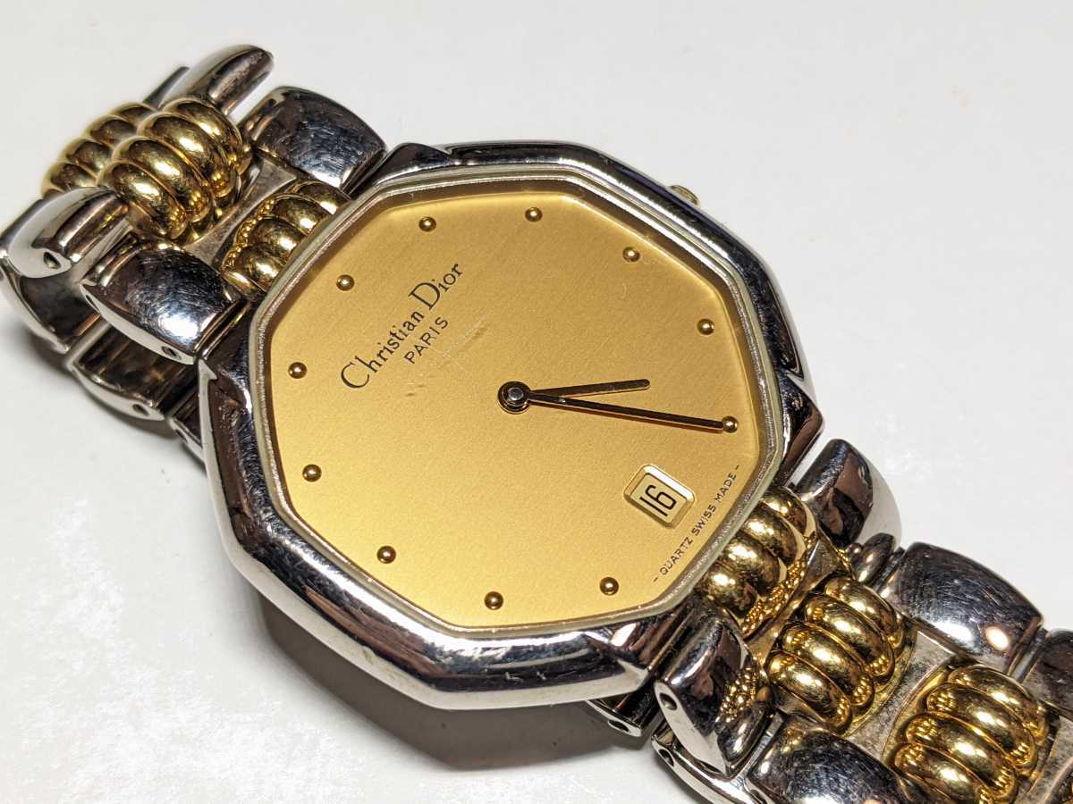 全品送料無料】 電池交換済み 45.204 クリスチャンディオール Dior