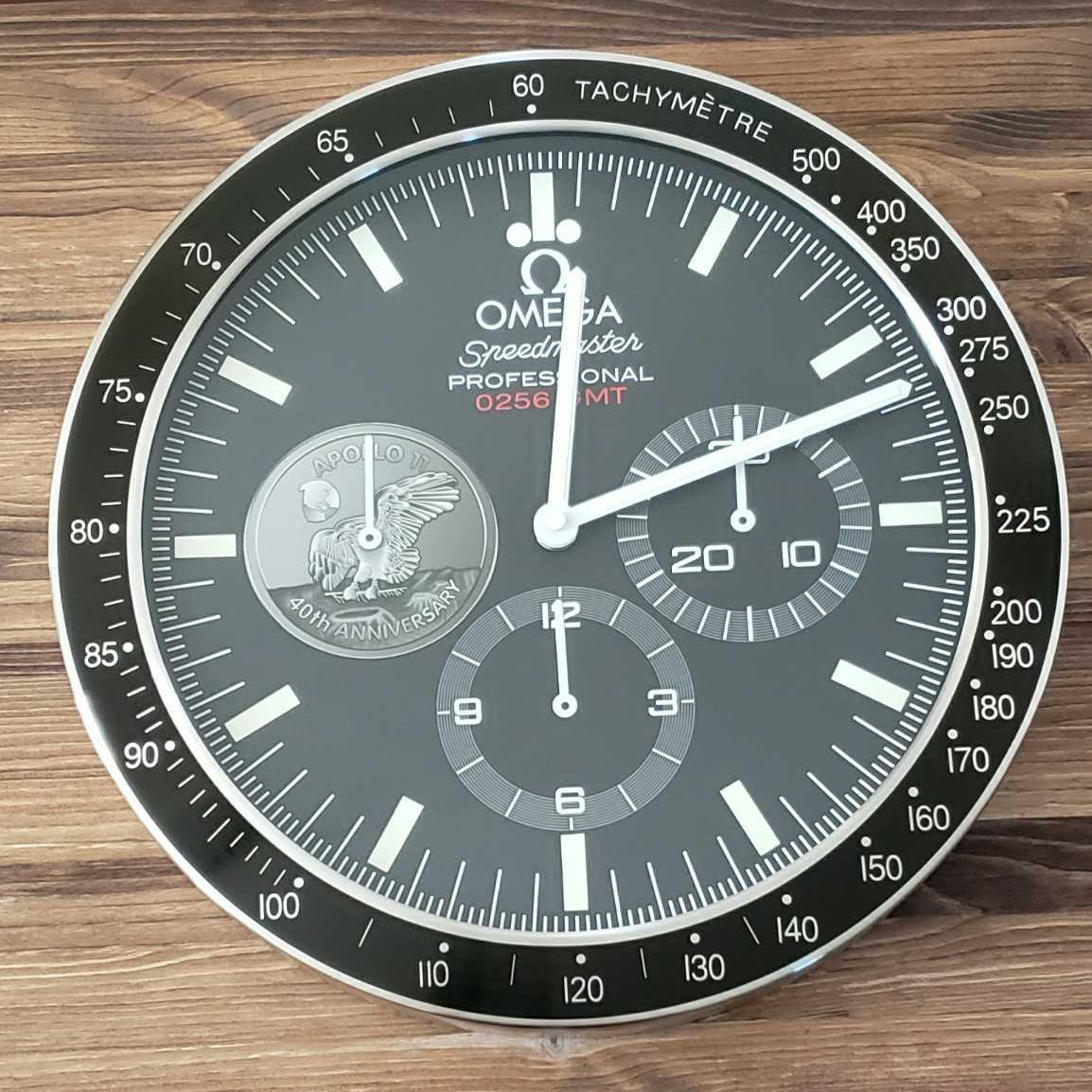 OMEGA オメガ スピードマスター 店舗用掛け時計 | www.jarussi.com.br