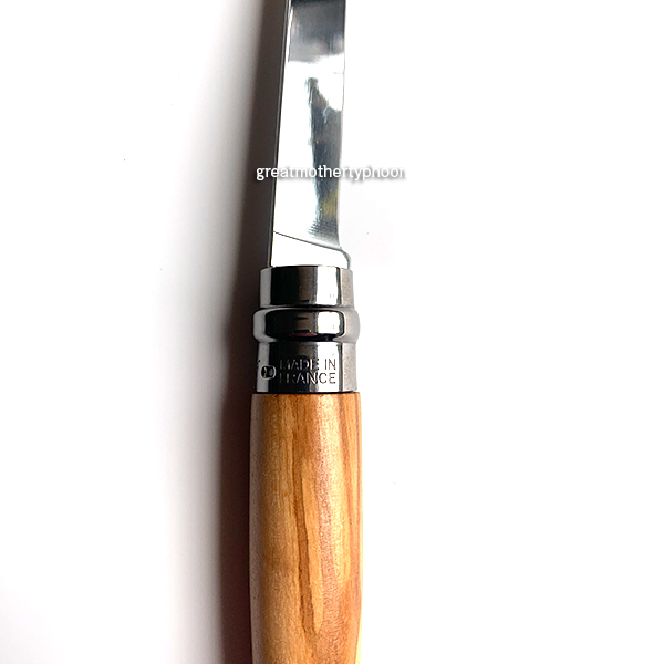 送料コミ追跡アリ◆新品◆オピネル スリムライン ナイフ 10 ステンレス オリーブ★Opinel Knife Slim Stainless 10 olive_画像4