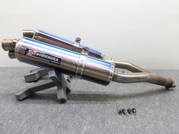 GSX1300R ハヤブサ ヨシムラ ステン/チタン スリップオン 2エンド