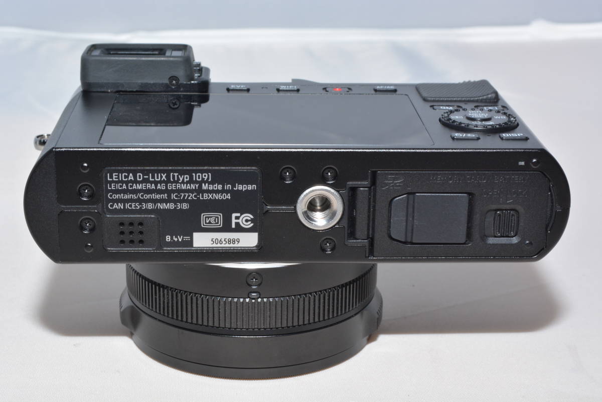 【極上品】Leica デジタルカメラ ライカD-LUX Typ 109 1280万画素 光学3.1倍ズーム ブラック　＃5324_画像6