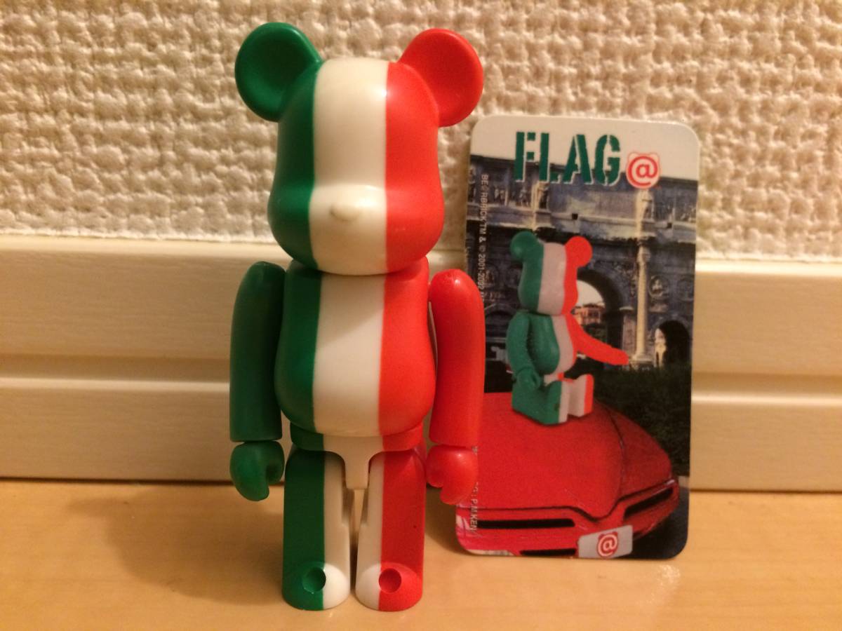 BE @ RBRICK系列5旗意大利（熊磚） 原文:BE@RBRICK シリーズ5 フラッグ イタリア(ベアブリック)