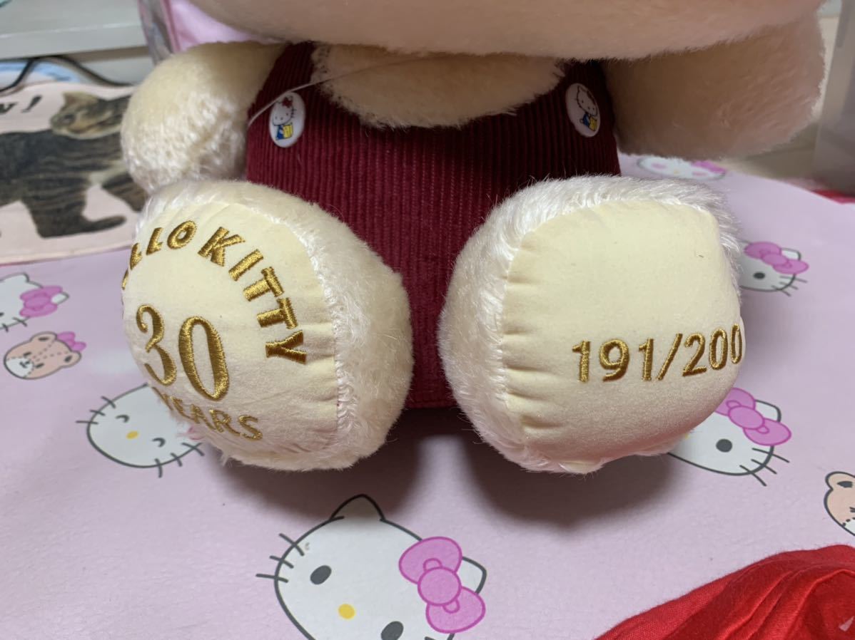 8500円 ハローキティ30YEARS200体限定、シリアルナンバー 8500円 ハローキティ30YEARS200体限定、シリアルナンバー