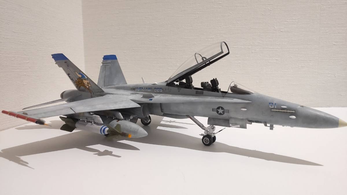 ハセガワ 1/48 F/A-18D VMFA(AW)-225 完成品
