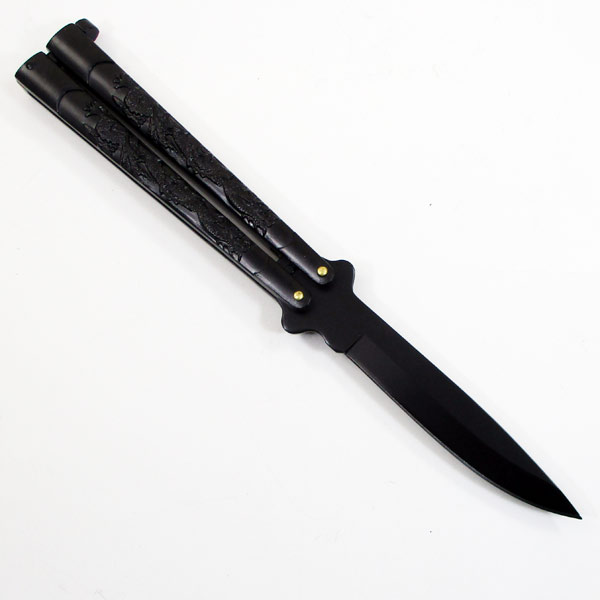 バタフライ ナイフ butterfly knife ブラックドラゴン 7023 182g*同梱ok_画像2