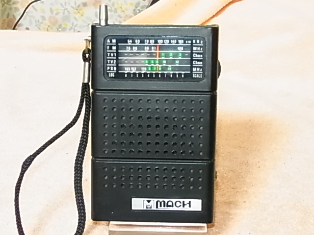 MACH 【MK-422(TV)】 通電確認、ラジオ受信します 、画像からご判断ください 管理23021034