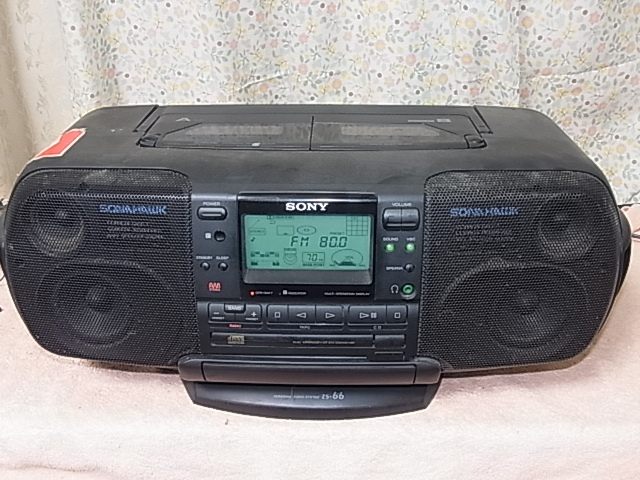 SONY 【ZS-66】 通電確認を行い、ラジオ受信します 管理 SONY 【ZS-66】 通電確認を行い、ラジオ受信します 管理