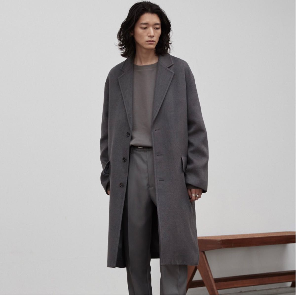 WYM PE MELTON WIDE CHESTER COAT チェスターコート｜PayPayフリマ