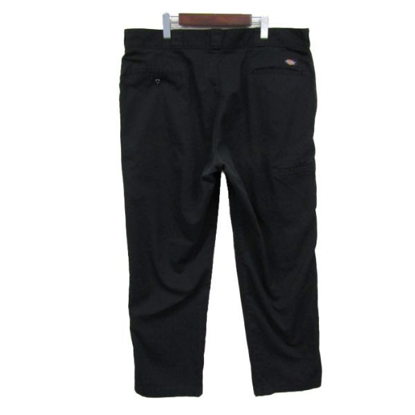 ビッグサイズ W42 L30 ニカラグア製 ディッキーズ Dickies ワーク チノ パンツ チノパン ブラック 古着 2F2492_画像2