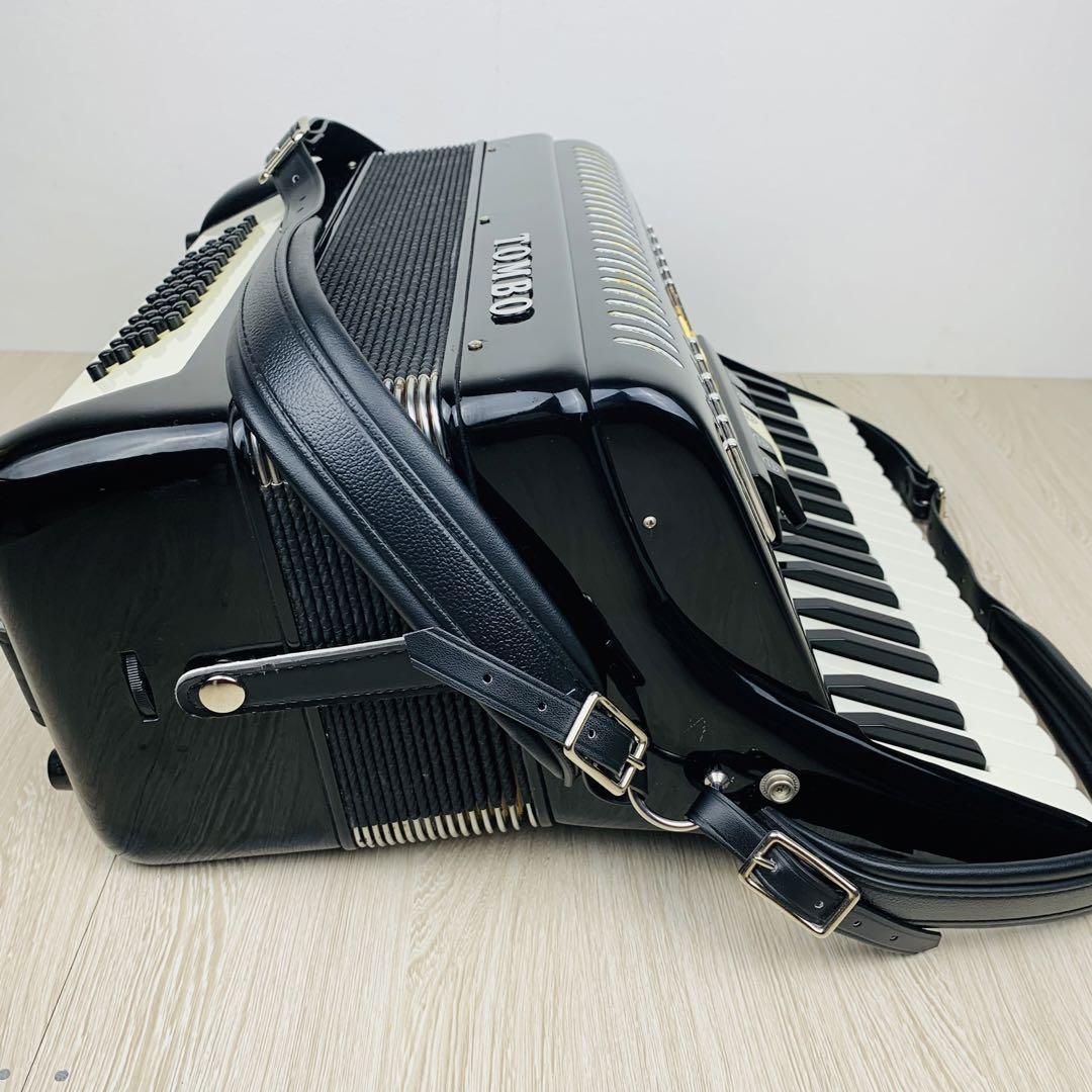 希少 良品 TOMBO アコーディオン T48 純正ケース付き