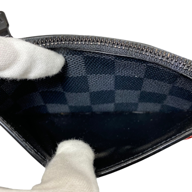 紺×赤 LOUIS VUITTON LOUIS VUITTON ルイヴィトン N60354 コインケース
