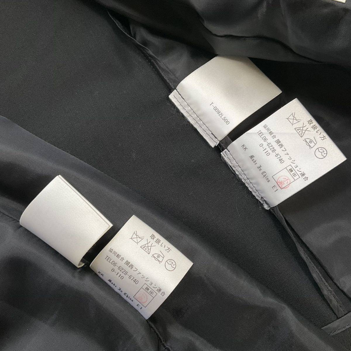 あす楽対応】 【超美品】LES MUES ブラック 無地 就活 面接 通勤 OL S