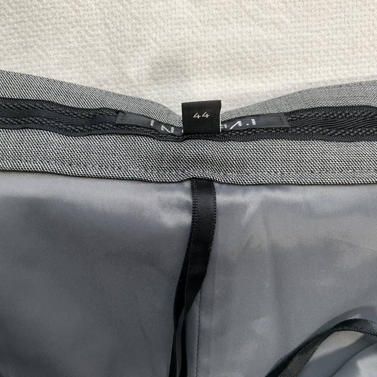 [ очень красивый товар ] Indivi INDIVI брюки 44 сделано в Японии конический OL бизнес шелк весна лето осень Италия производства ткань 
