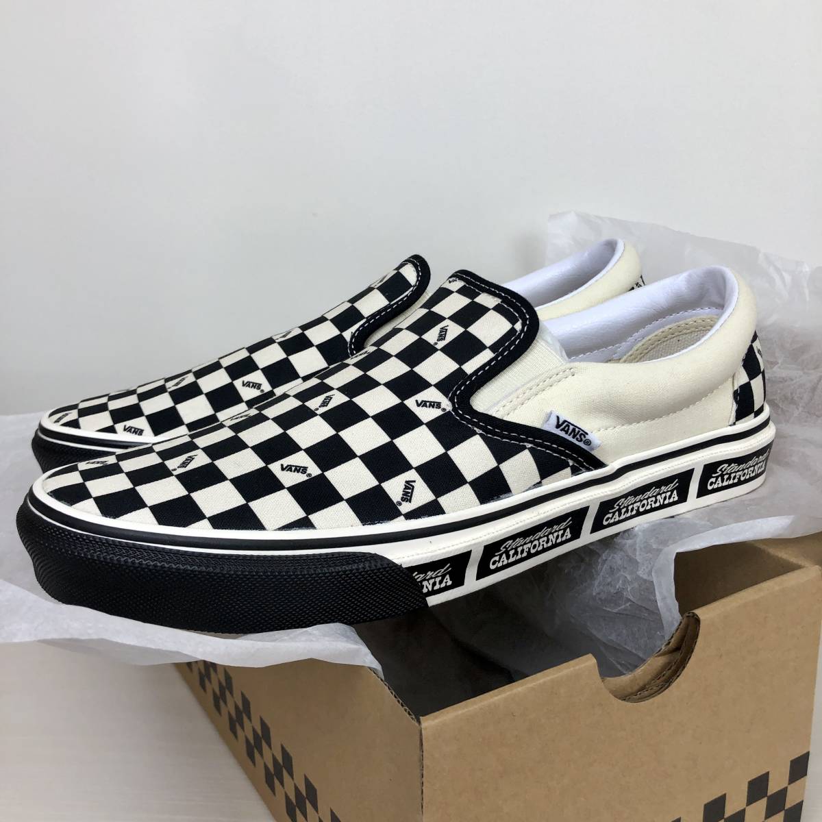送料込み 新品 STANDARD CALIFORNIA VANS × SD Slip On キムタク着 スタンダードカリフォルニア スリッポン バンズ 20周年 US8.5 26.5cm