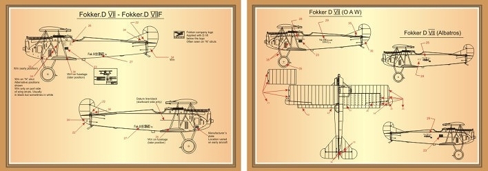 プリントスケール 72-025 1/72 フォッカー DVII Part 2 コンプリートセット_画像2